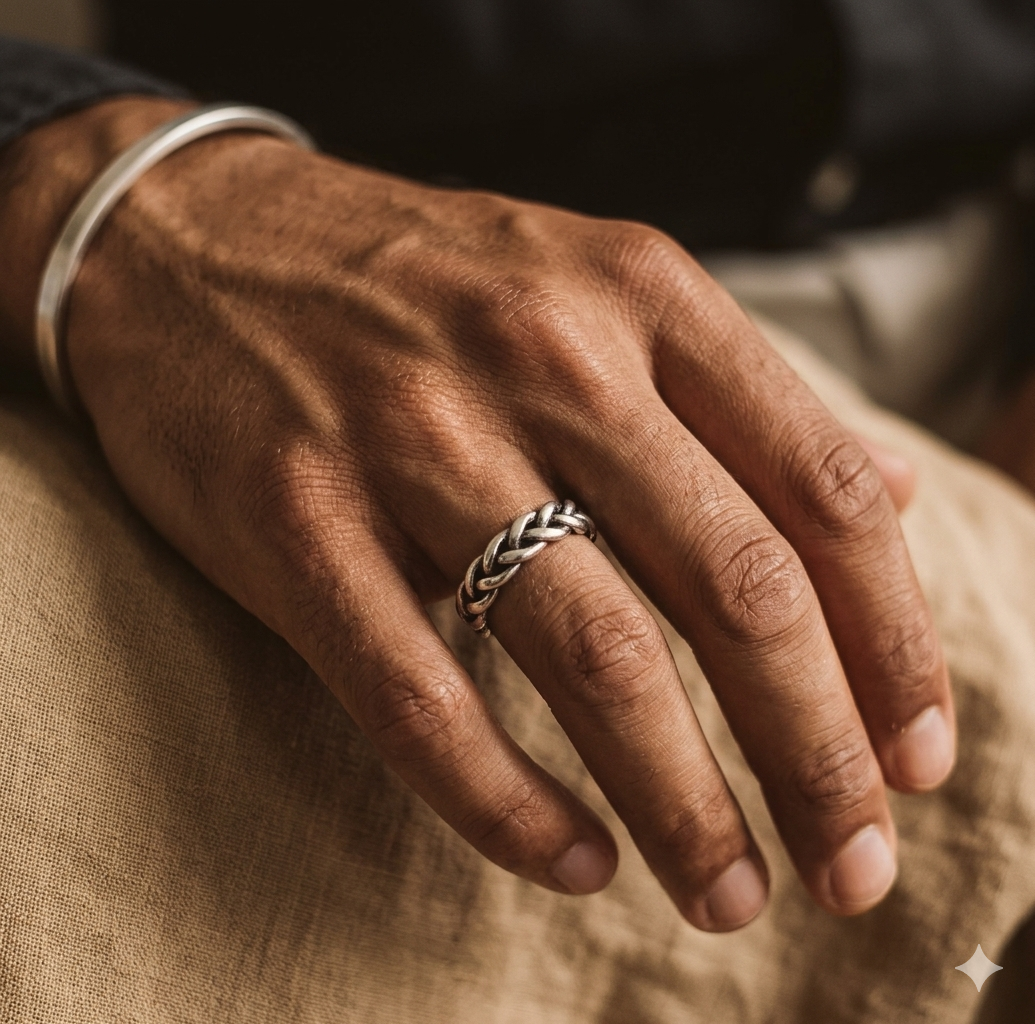 Vaelion – Sterling Silver Chain Ring