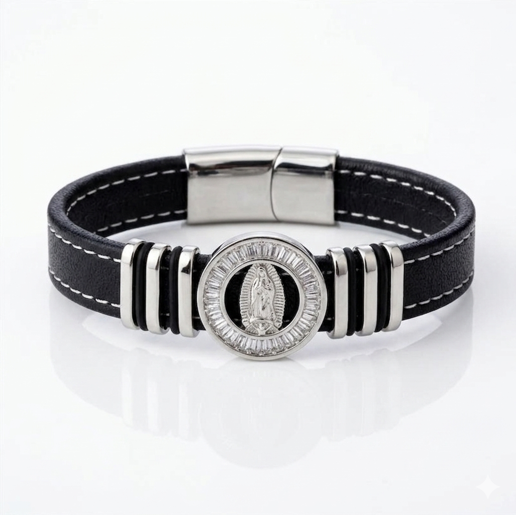 Noctyra – Black Steel Chain Bracelet