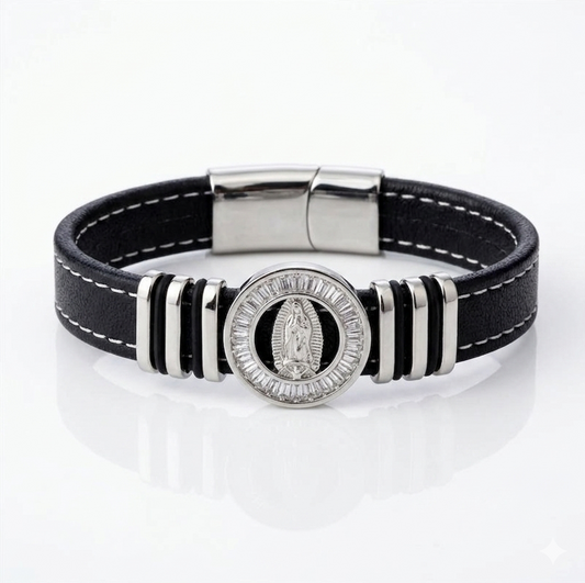 Noctyra – Black Steel Chain Bracelet