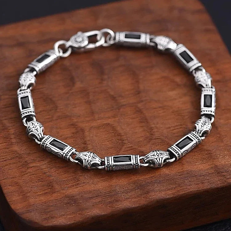 Valenox – Brushed Silver Bangle