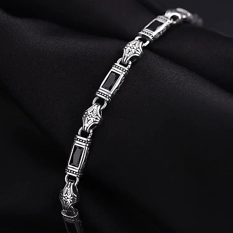 Valenox – Brushed Silver Bangle