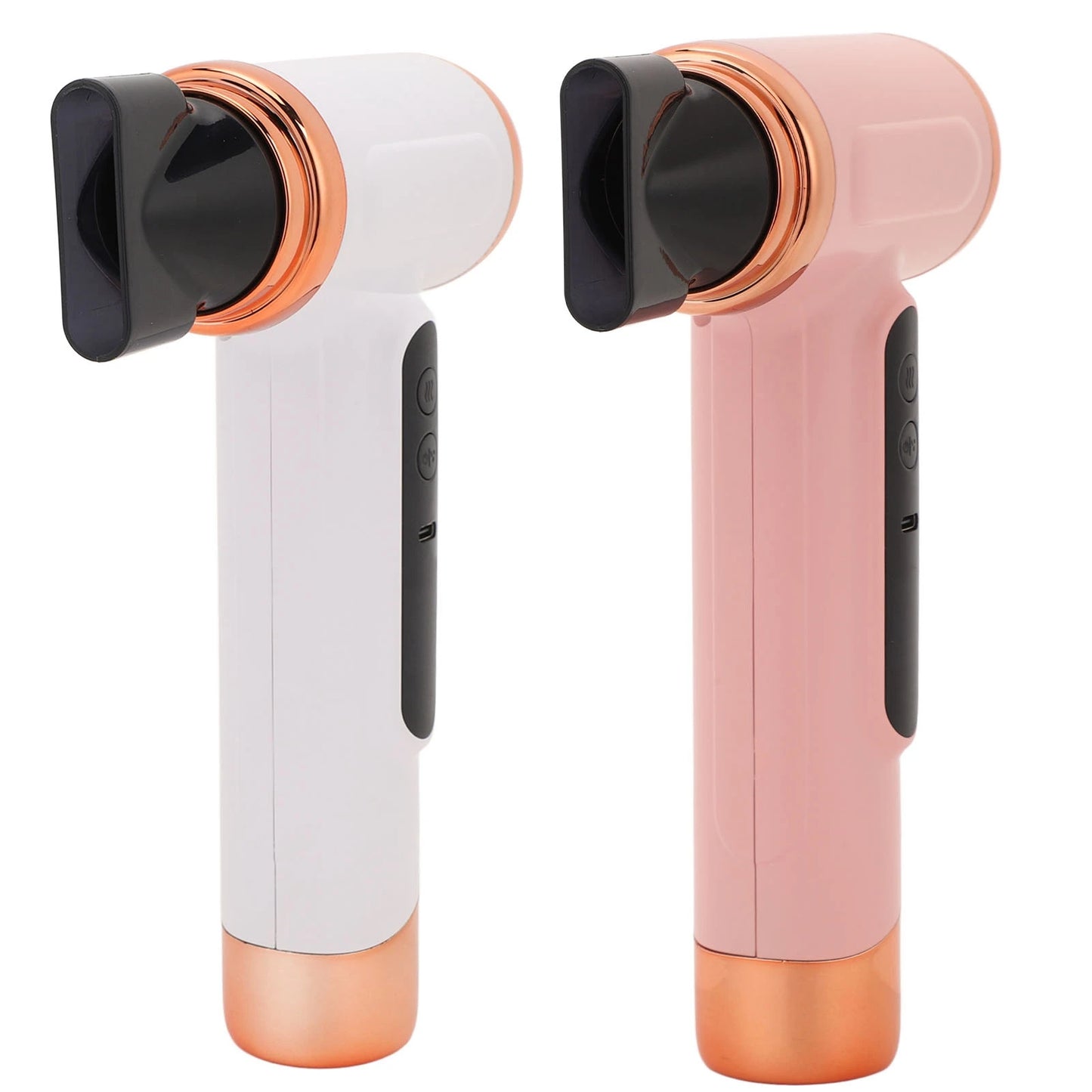 Hair Blow Dryer 200W 15000mAh Portable Hair Dryer USB Rechargeable Multi Modes Lightweight Fast Drying with Nozzle for Travel