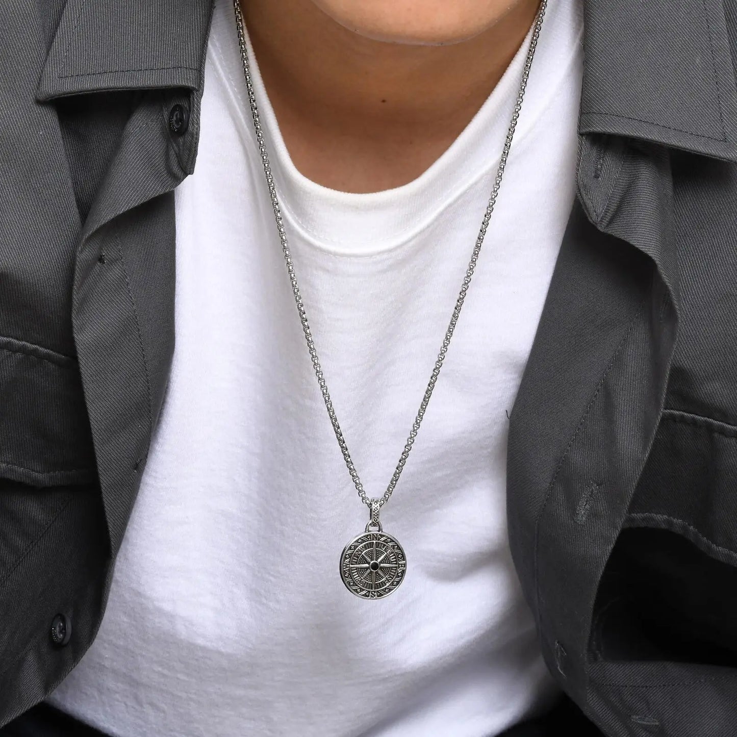 Veyron Compass Necklace