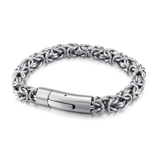 Zerion – Oxidised Silver Bangle