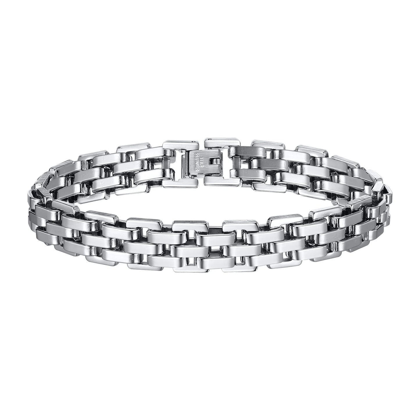 Marek Watchband Shaped Chain Bracelet