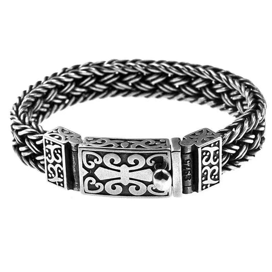 Kaevor Sterling Silver Braided Bracelet